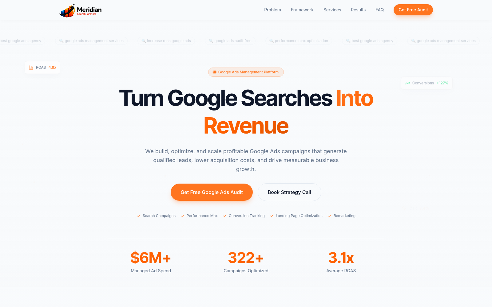 Meridian SearchPartners screenshot